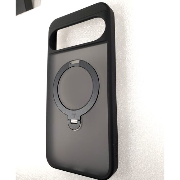 Google Pixel 10 Pro Rotating Ring Stand Case With MagSafe Black Torras - Picture 8 of 11